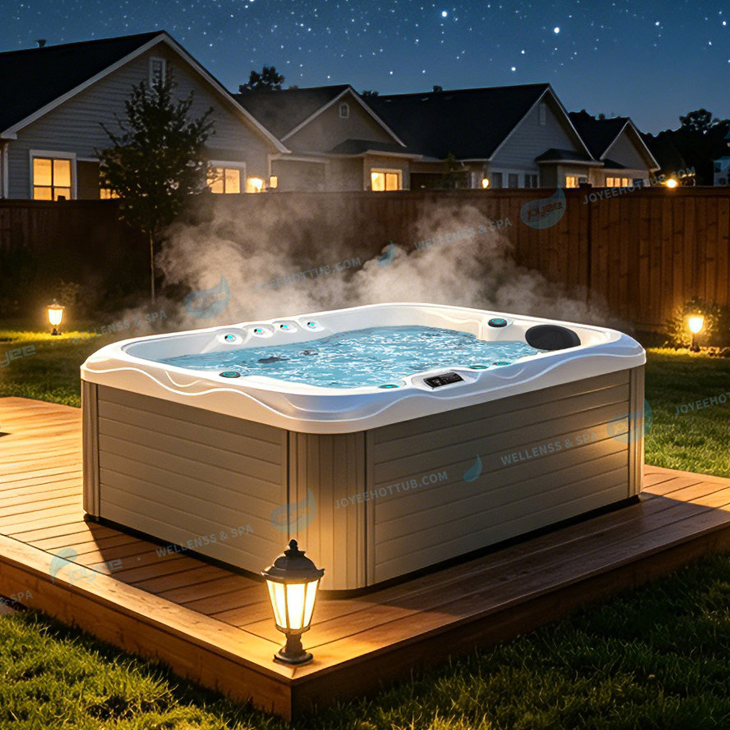 Usine de jacuzzis en Chine