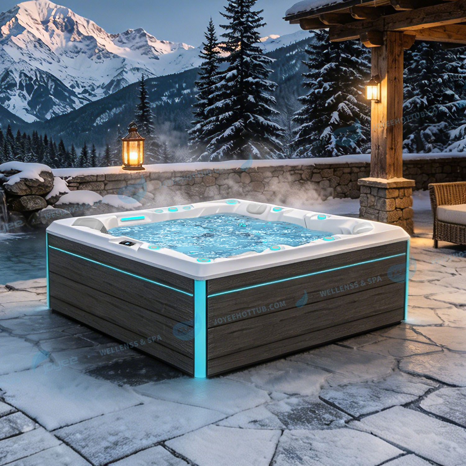 Usine de jacuzzis en Chine