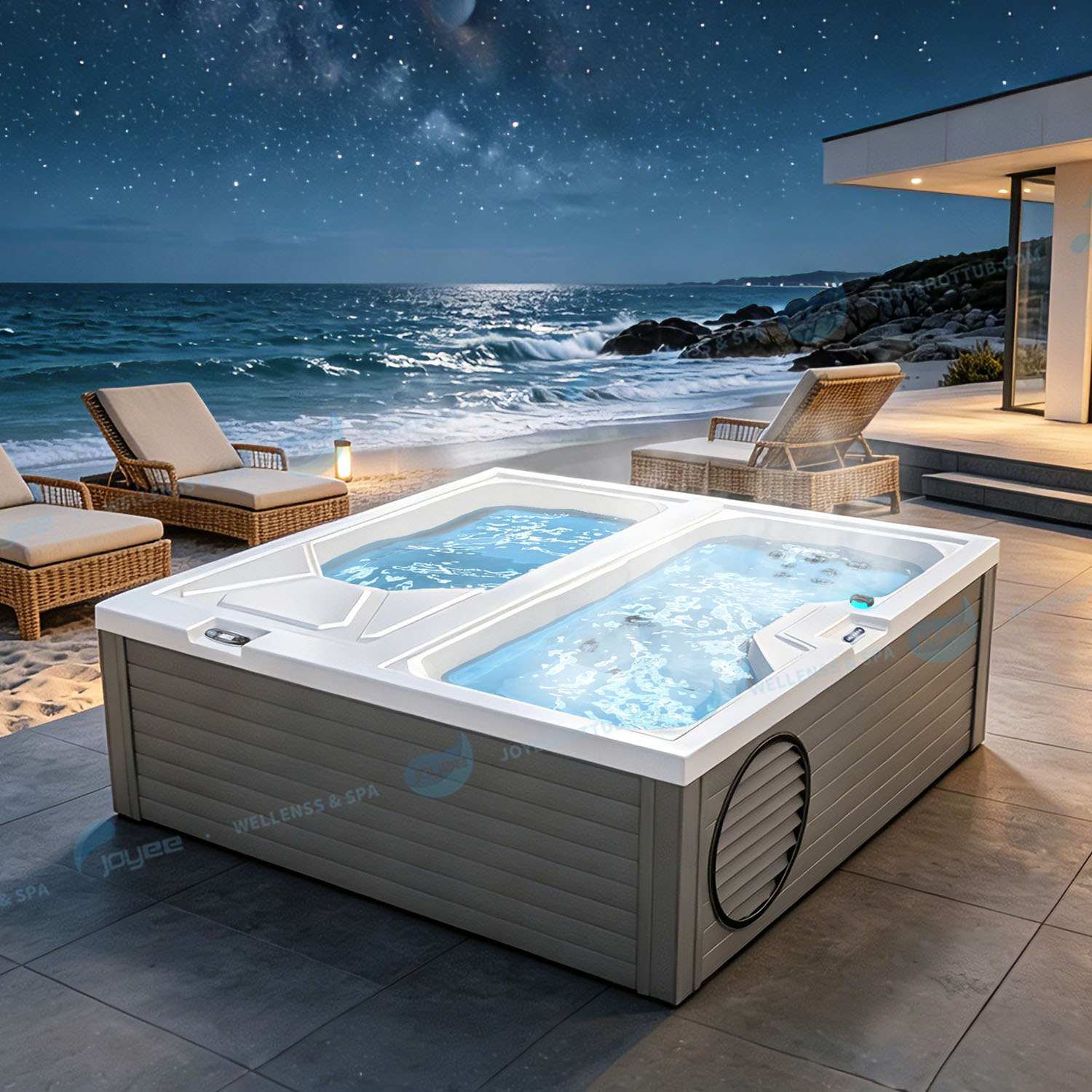 spa à deux zones