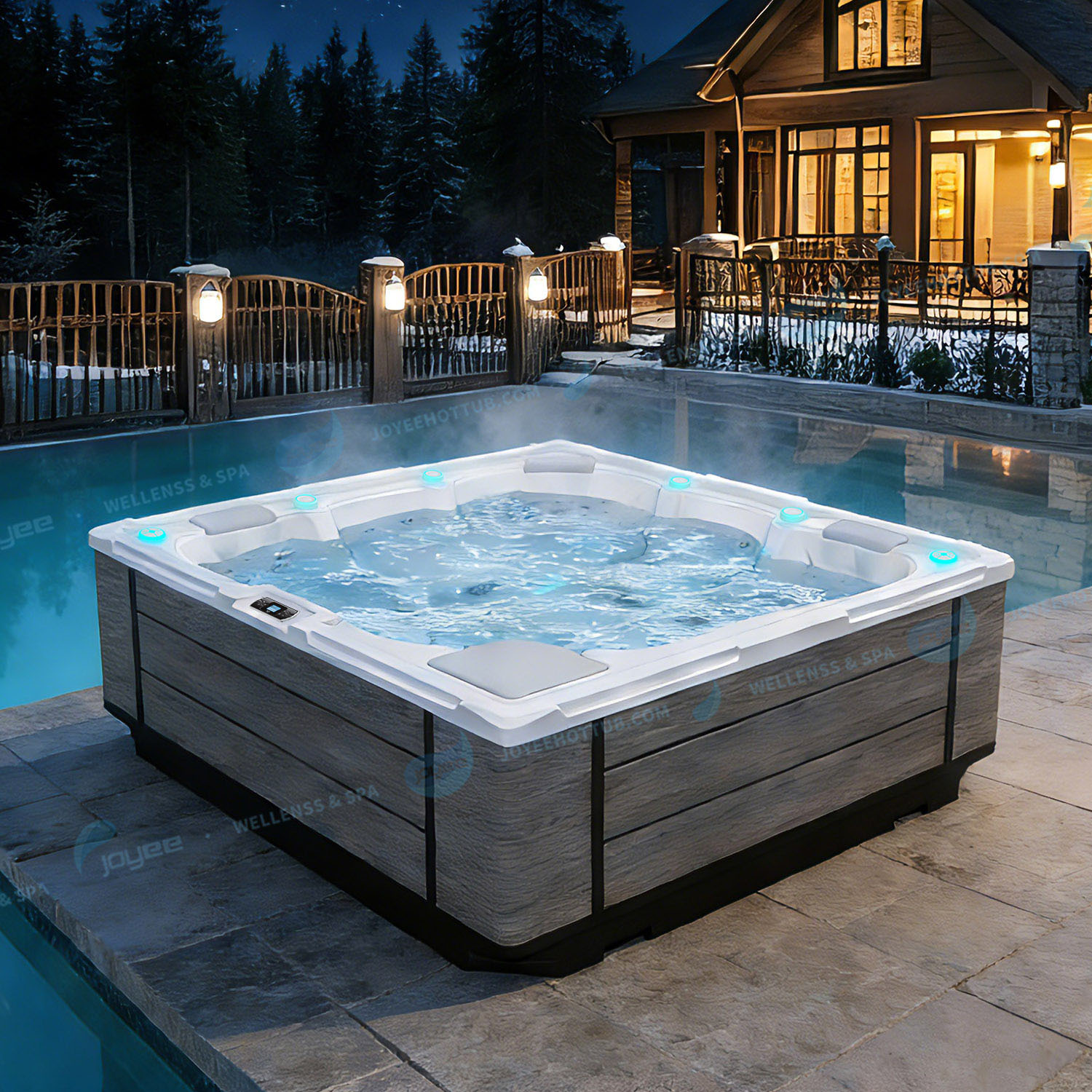 Usine de jacuzzis en Chine