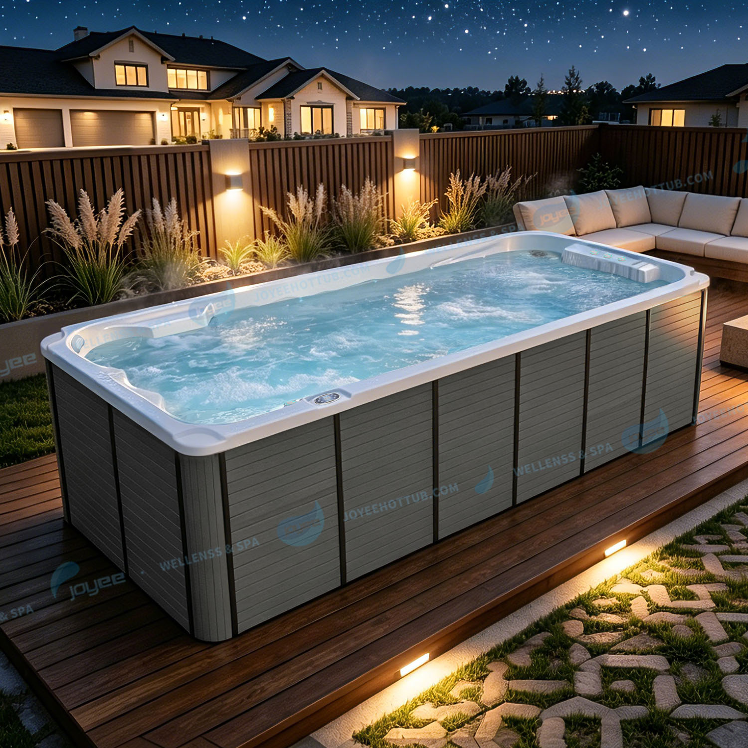 piscine à débordement
