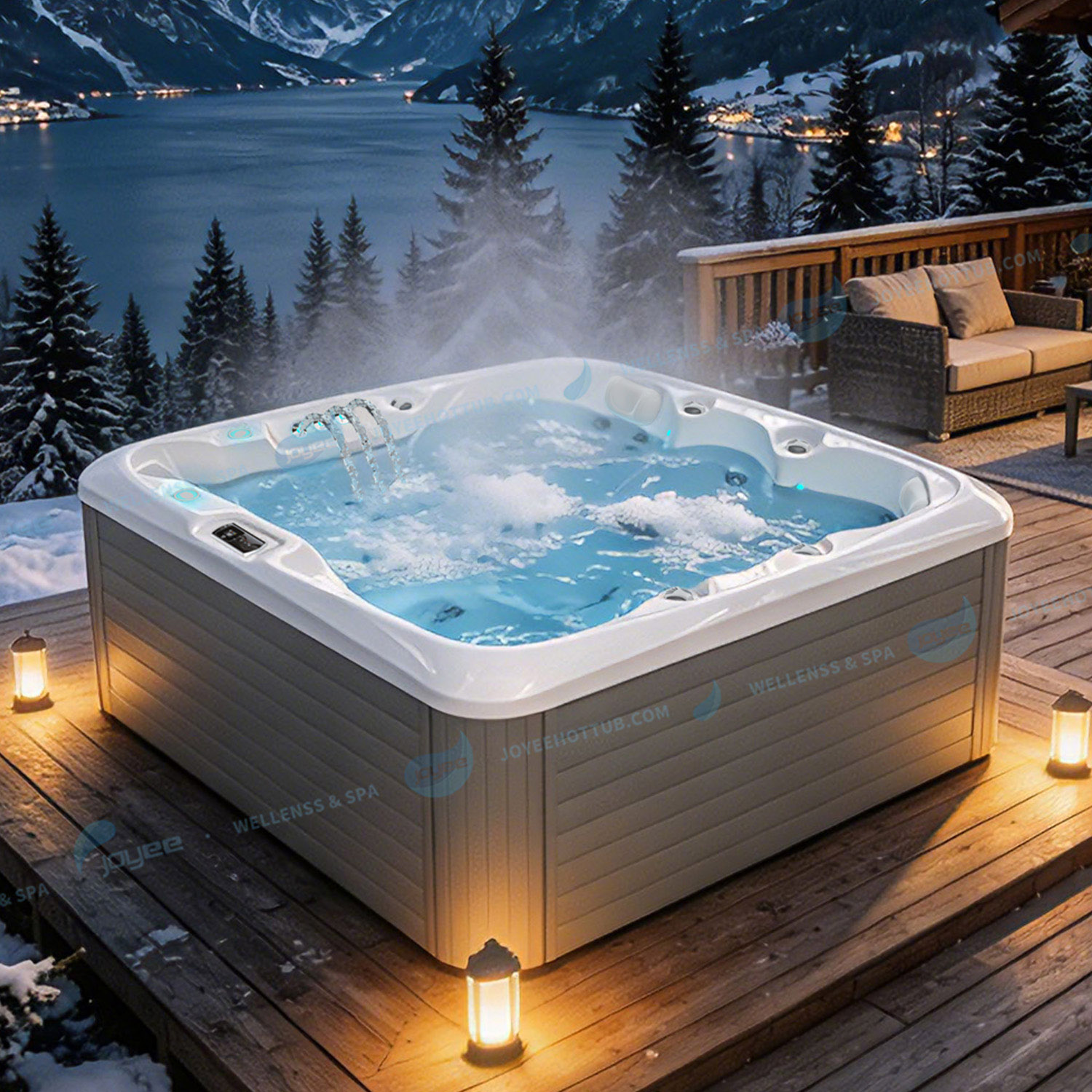 Usine de spas en Chine