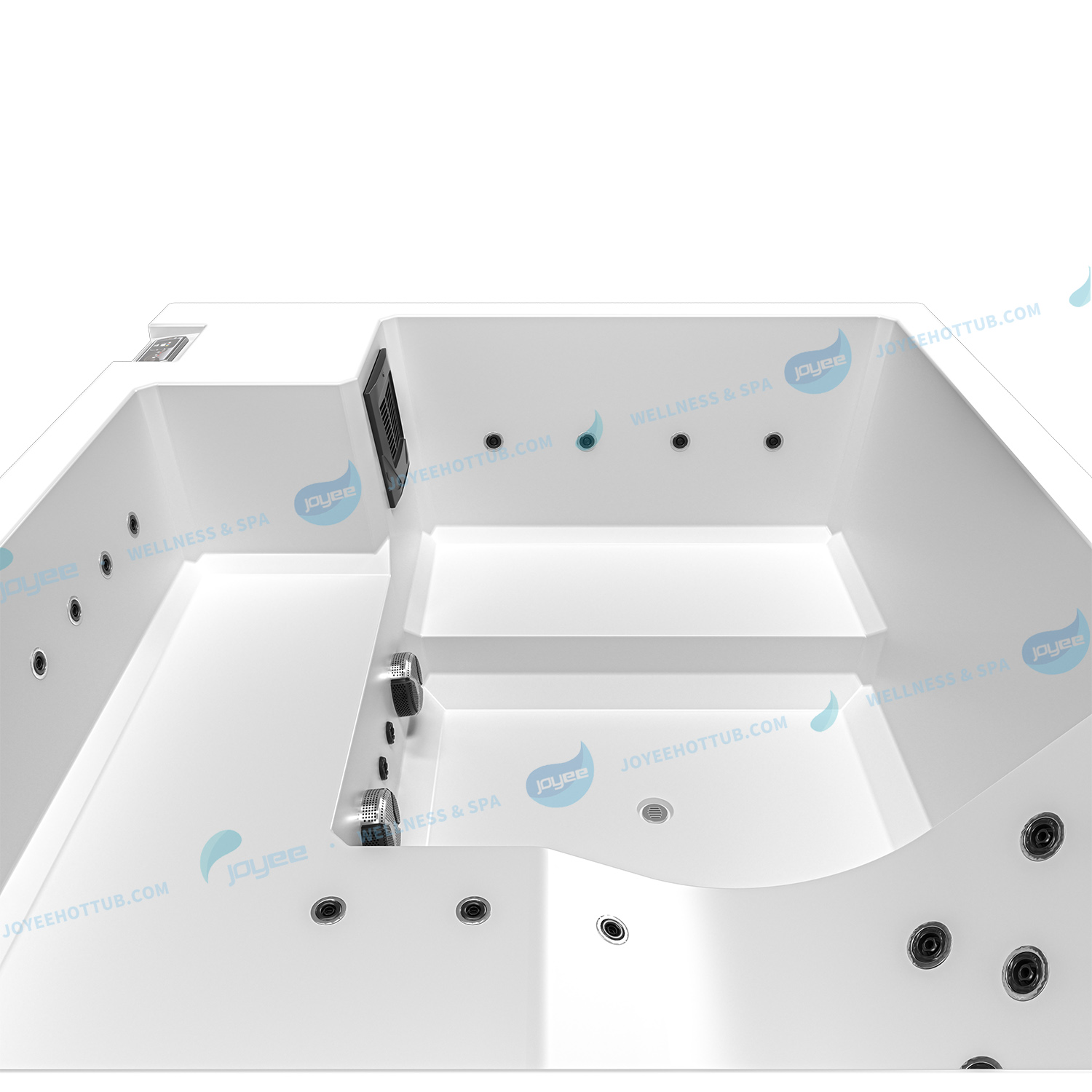 Bain à remous minimaliste