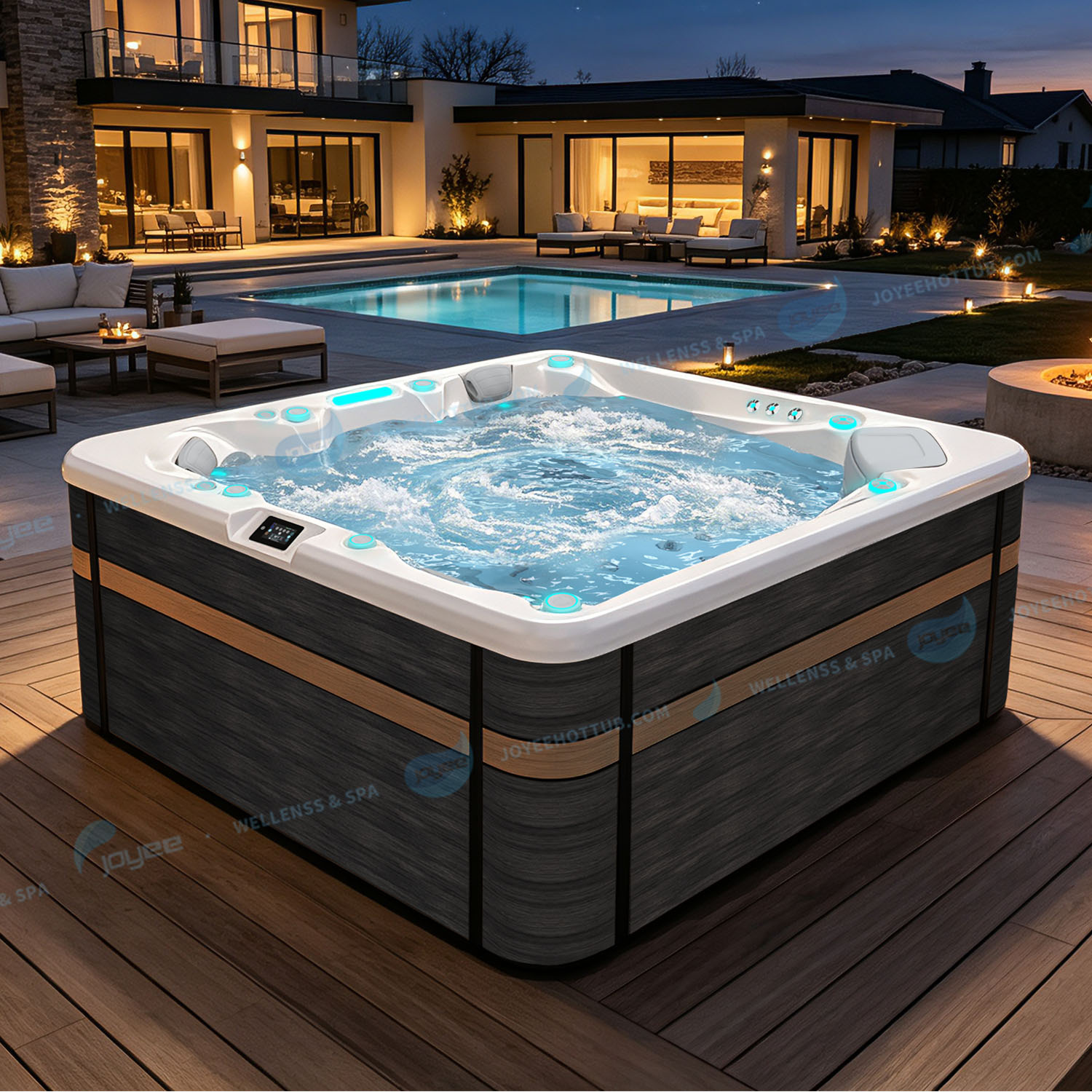 Usine de jacuzzis en Chine