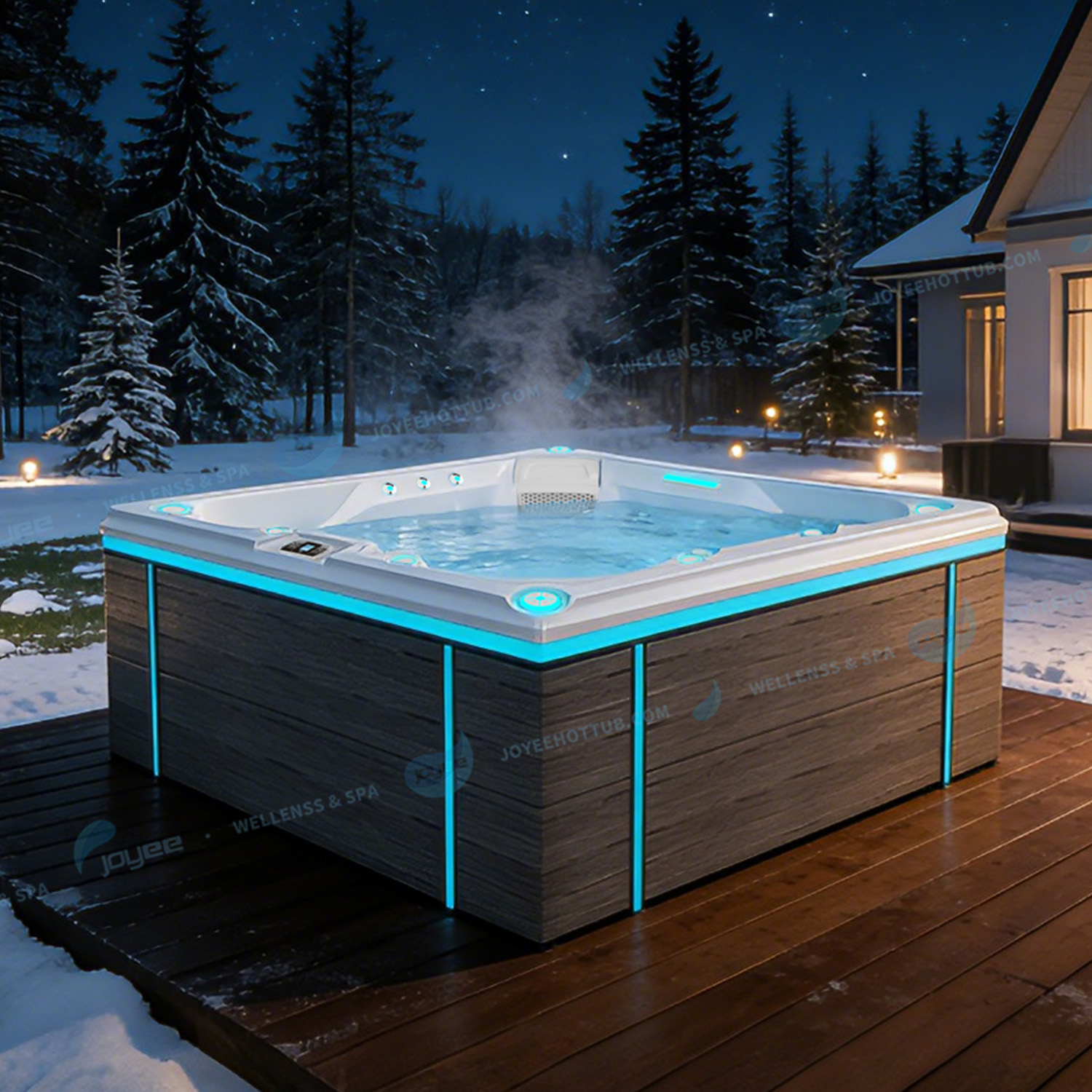 Usine de jacuzzis en Chine