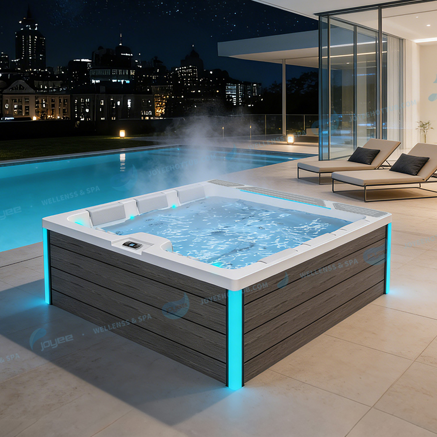 Usine de jacuzzis en Chine