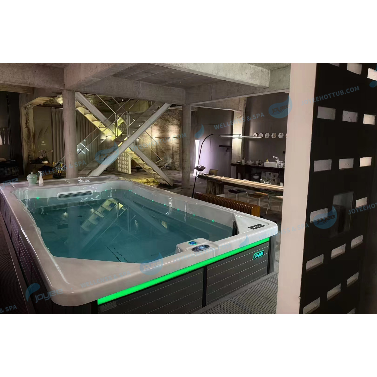 piscine spa sans fin