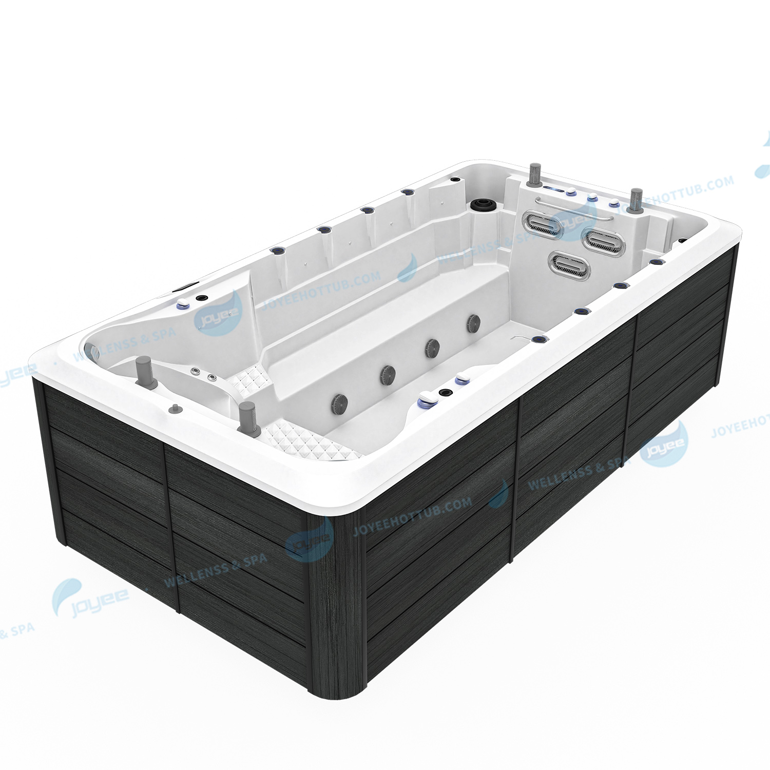 piscine spa sans fin