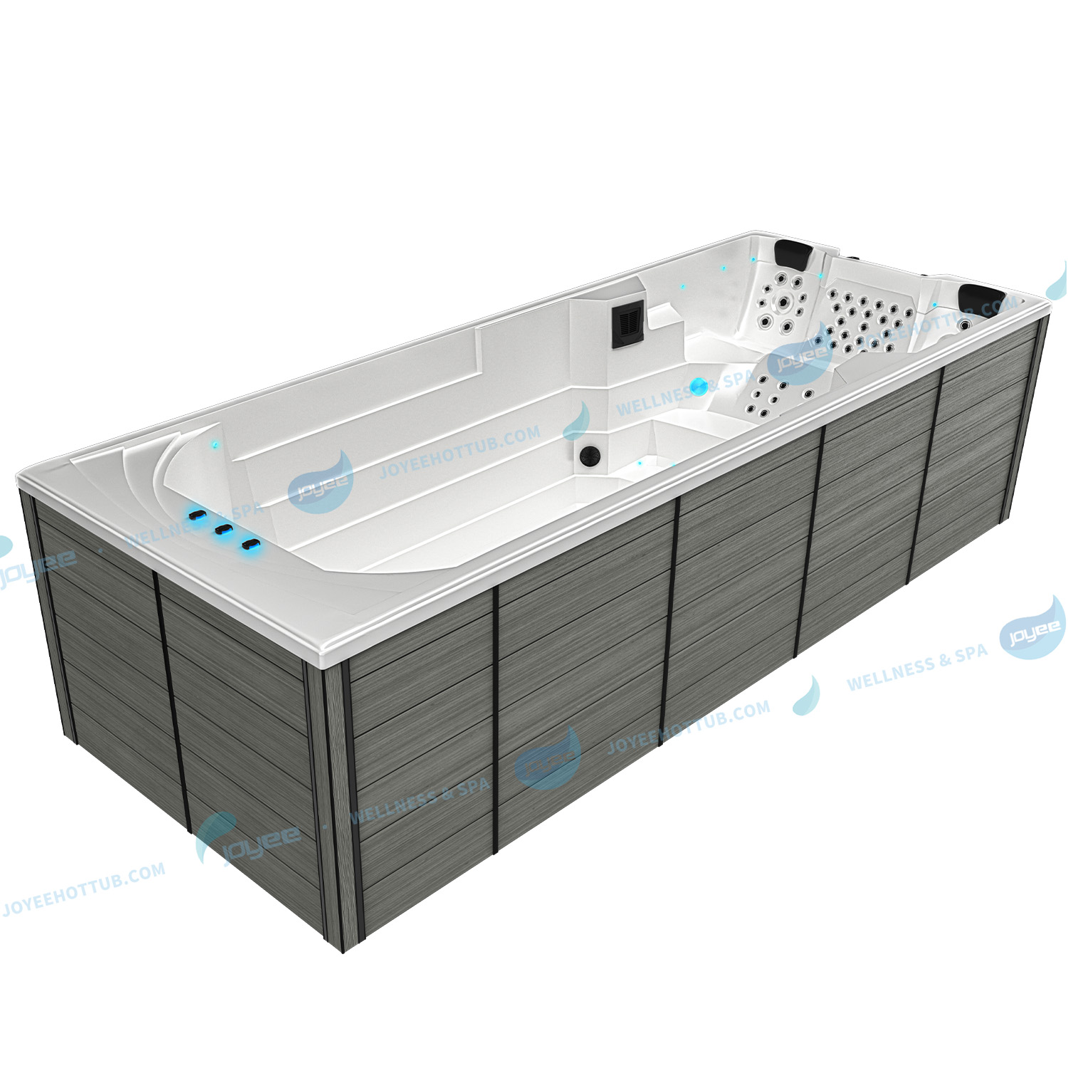 piscine spa sans fin