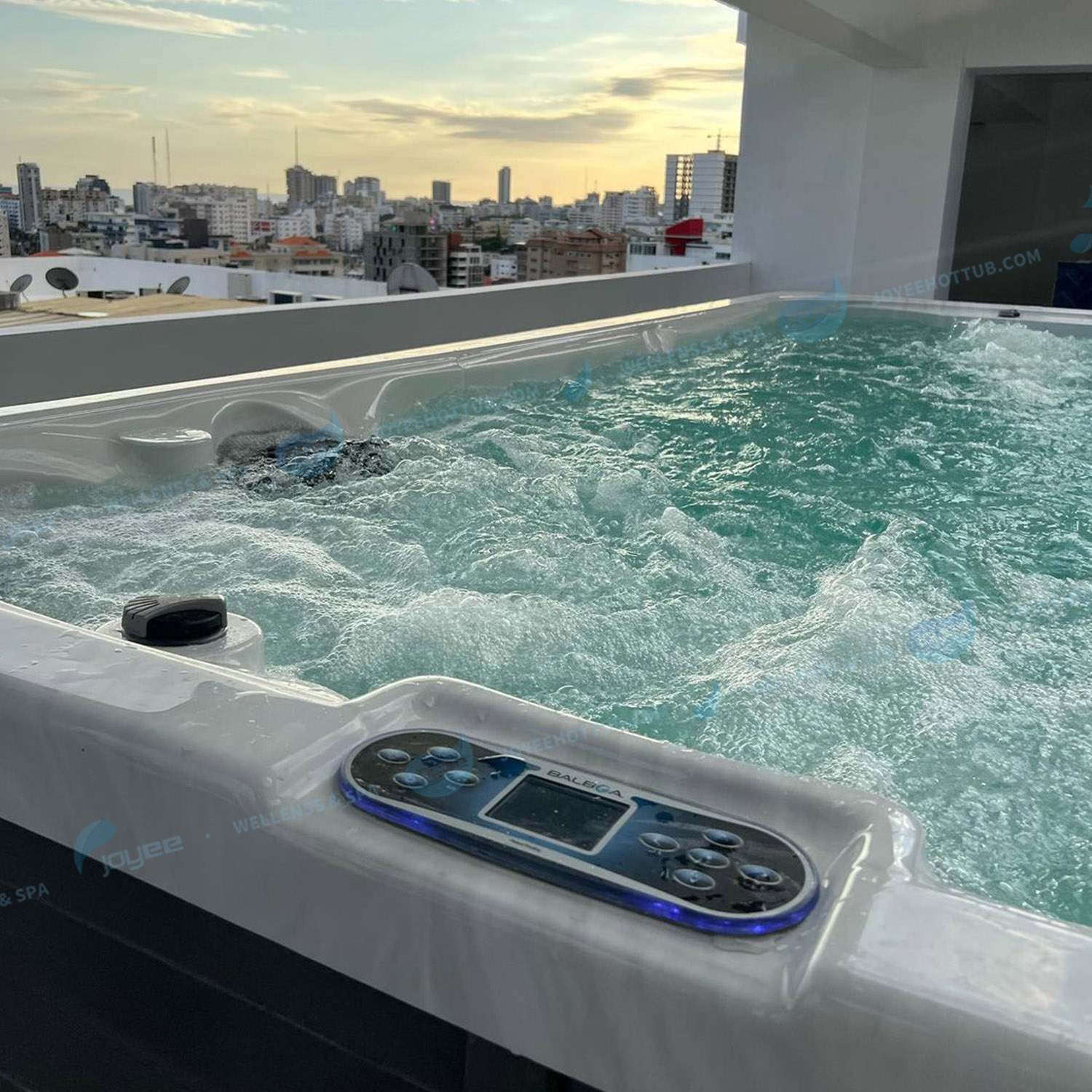piscine spa sans fin